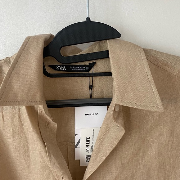 Linen Zara Button Up - Picture 4 of 5